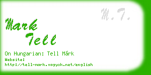 mark tell business card